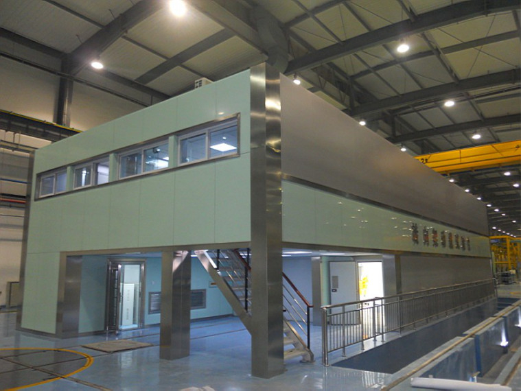 Sound insulation project of dynamic load laboratory of Wuhan EMU base